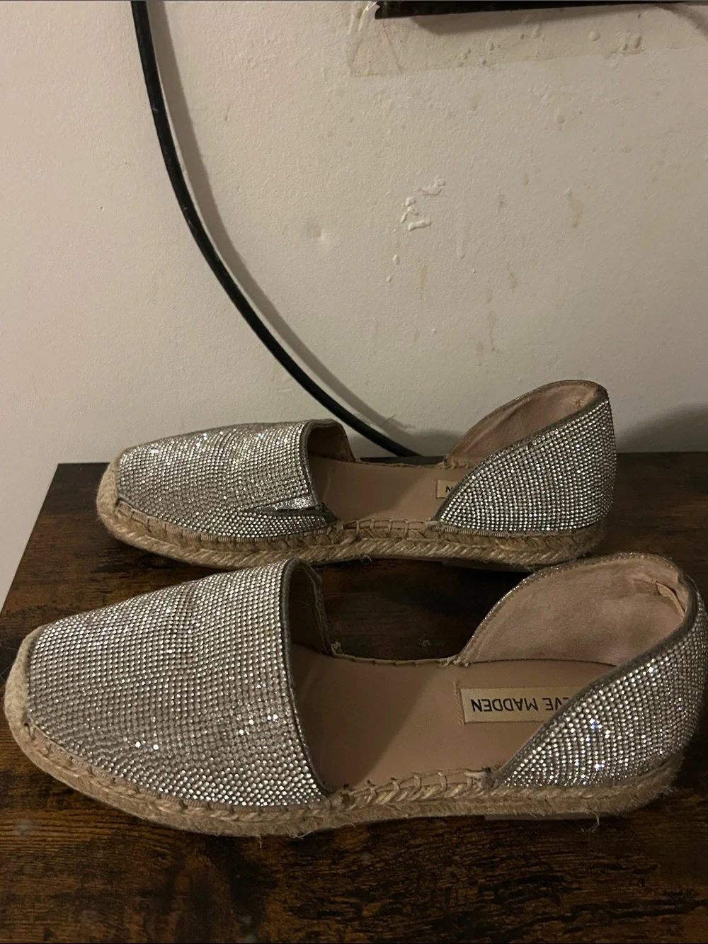 Steve Madden sparkling silver